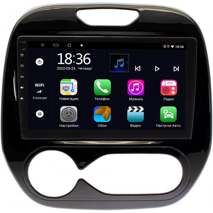 Штатная магнитола OEM MT9-9185 для Renault Kaptur 2016-2021 (климат) на Android 10 CarPlay