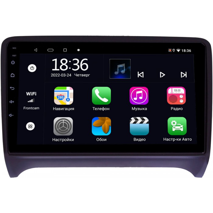 Штатная магнитола OEM MX9-9202 для Audi TT II (8J) 2006-2014, TTS II (8J) 2008-2014 на Android 10 CarPlay