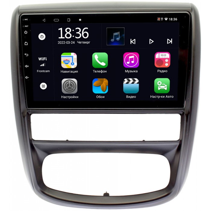 Штатная магнитола OEM MX9-9275 для Renault Duster 2010-2015 на Android 10 CarPlay