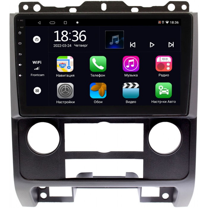 Штатная магнитола OEM MT9-9279 для Ford Escape II 2007-2012 (черная) на Android 10 CarPlay