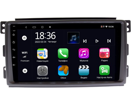 Smart Forfour 2004-2006, Fortwo II 2007-2011 (9 дюймов) OEM MX9-9289 4/64 Android 10 CarPlay