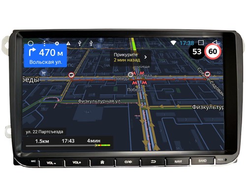 Volkswagen Amarok, Golf, Jetta, Passat, Polo, Scirocco, Tiguan, Touran OEM RK-9001 на Android 9 (9 дюймов)