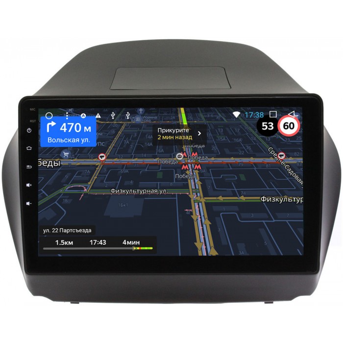 Штатная магнитола OEM GTSIM10-1042 для Hyundai ix35 2010-2015 2/32 на Android 10 с 4G SIM картой (для авто с камерой)
