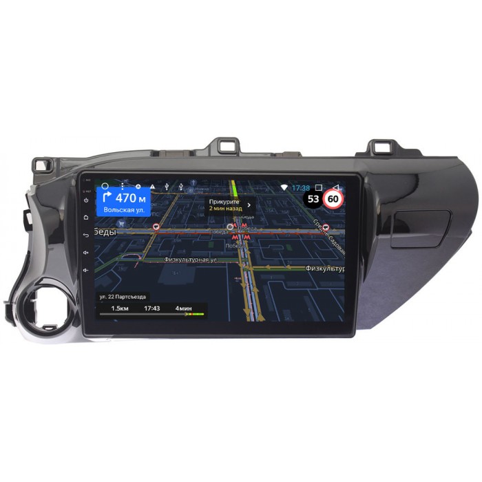 Штатная магнитола Toyota Hilux VIII 2015-2018 OEM GT10-1056 2/16 на Android 10 (для любой комплектации)