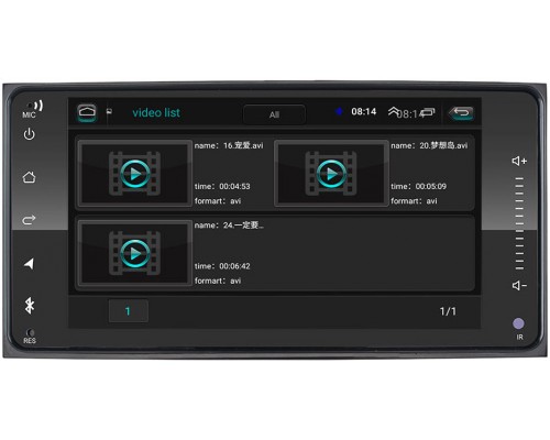 Toyota универсальная OEM RS6901 на Android 8.1