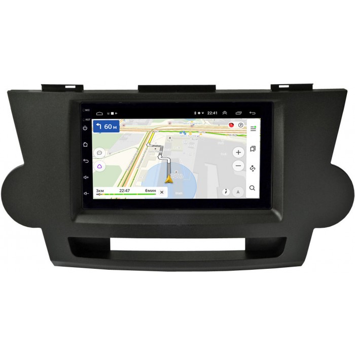 Магнитола в штатное место 2 din Toyota Highlander (U40) 2007-2013 OEM на Android 10 (RK7-RP-11-099-422)