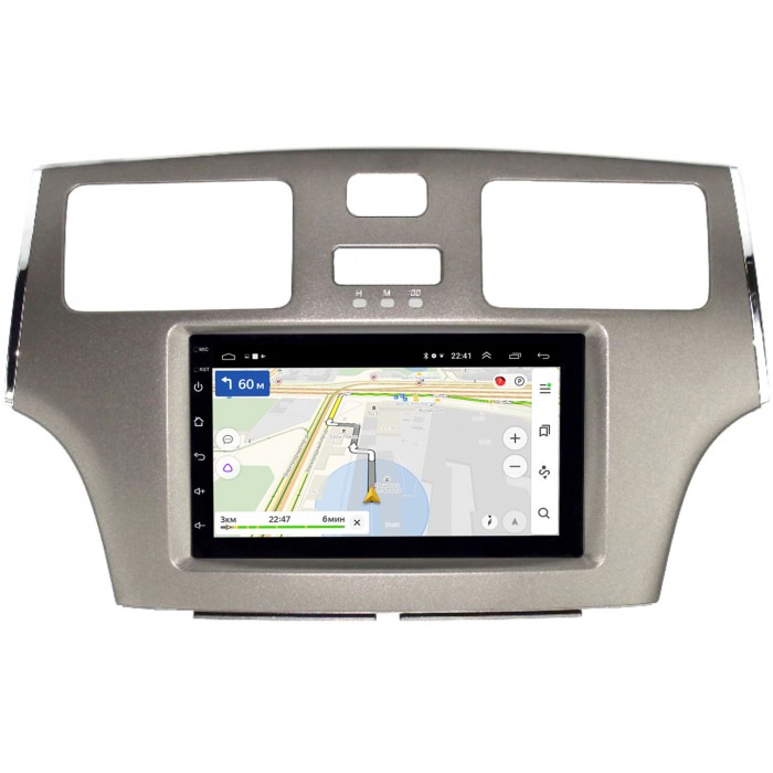 Магнитола в штатное место 2 din Toyota Windom 2001-2006 (серая) OEM на Android 10 (RS7-RP-11-264-338)