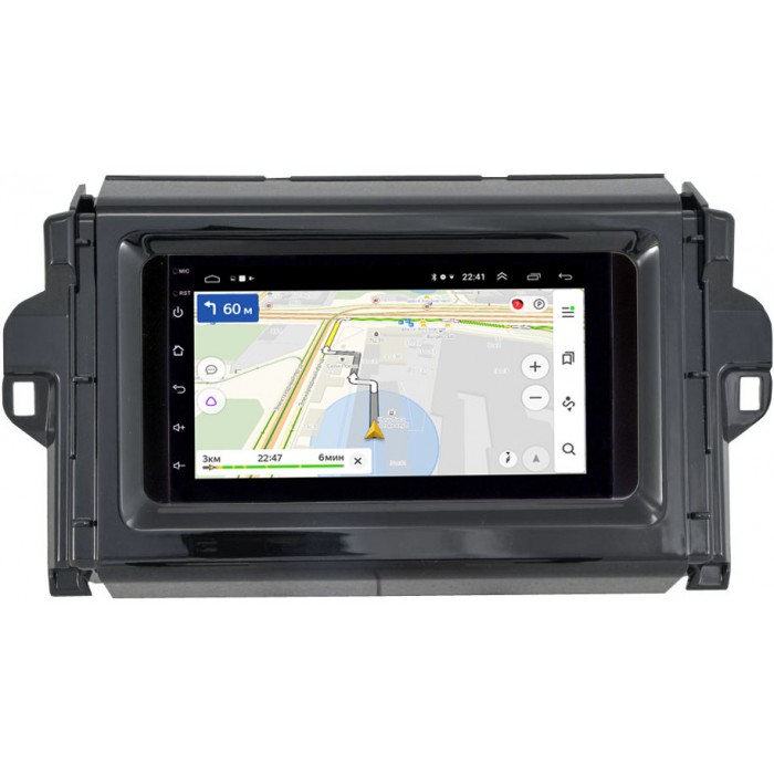 Магнитола в штатное место 2 din Toyota Fortuner II 2015-2020 OEM 2/16 на Android 10 (GT7-RP-11-600-450)