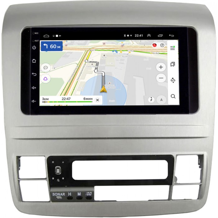 Магнитола в штатное место 2 din Toyota Alphard I 2002-2008 OEM на Android 10 (RS7-RP-11-605-453)