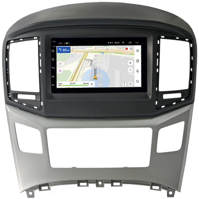 Штатная магнитола Hyundai H1 II, Grand Starex I 2015-2019 (черный,серебро) OEM 2/16 на Android 10 (GT7-RP-11-610-283)