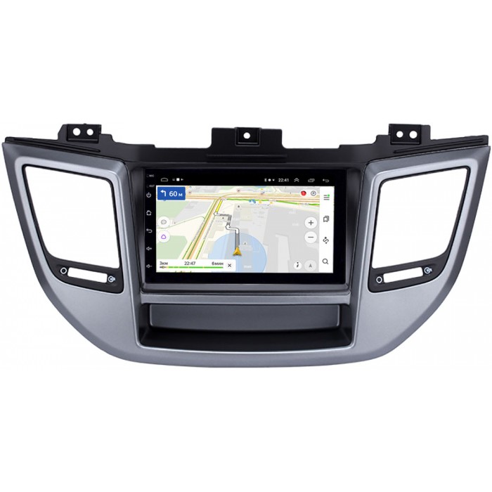 Штатная магнитола Hyundai Tucson III 2015-2018 (черный,серебро) OEM 2/16 на Android 10 (GT7-RP-11-613-284)