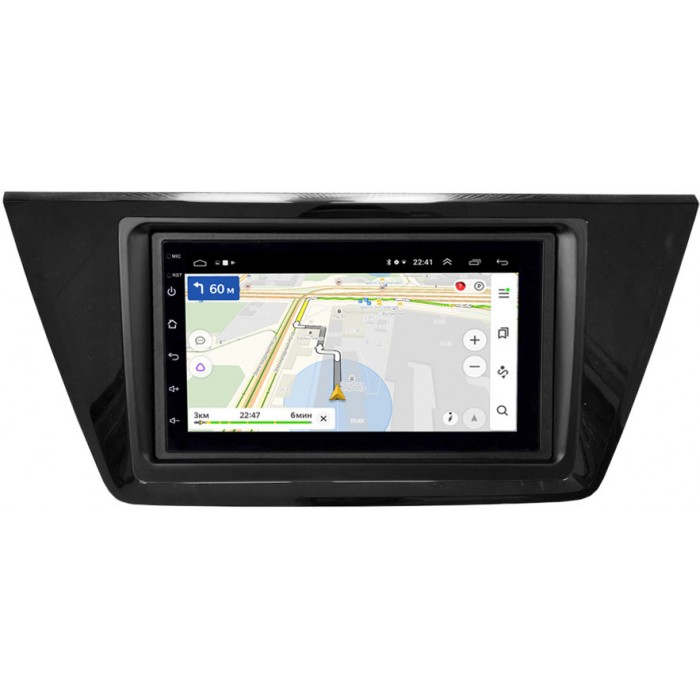 Магнитола в штатное место 2 din Volkswagen Touran III 2015-2021 (глянец) OEM на Android 10 (RK7-RP-11-661-465)