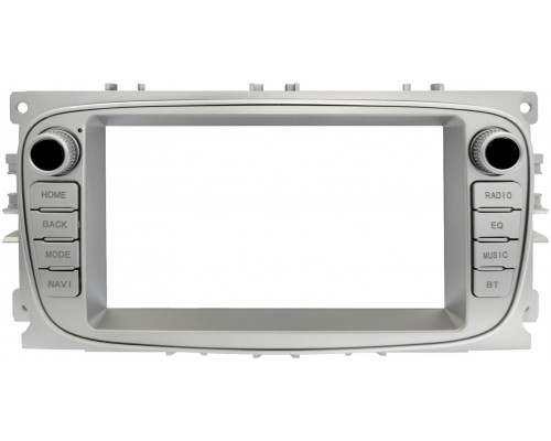 Ford Focus 2, C-MAX, Mondeo 4, S-MAX, Galaxy 2, Tourneo Connect (2006-2015) (серебристый) Рамка RP-2051-486