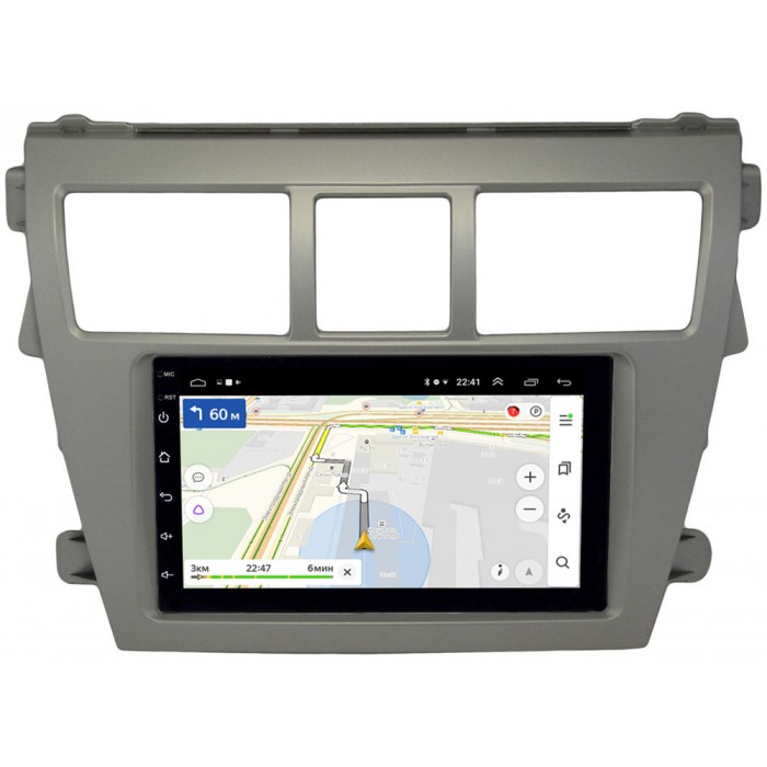 Магнитола в штатное место 2 din Toyota Belta 2005-2012 OEM на Android 10 (RK7-RP-TYBL-129)