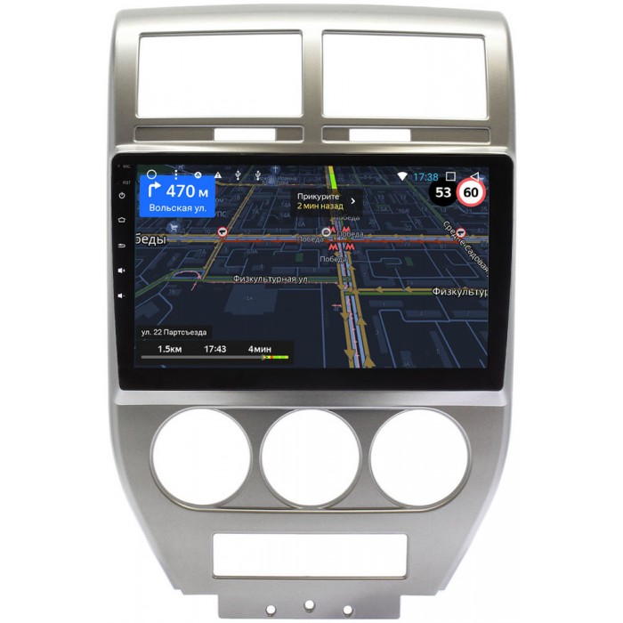 Штатная магнитола OEM GTSIM9-328 для Jeep Compass I, Liberty (Patriot) 2006-2010 на Android 10 с 4G SIM картой