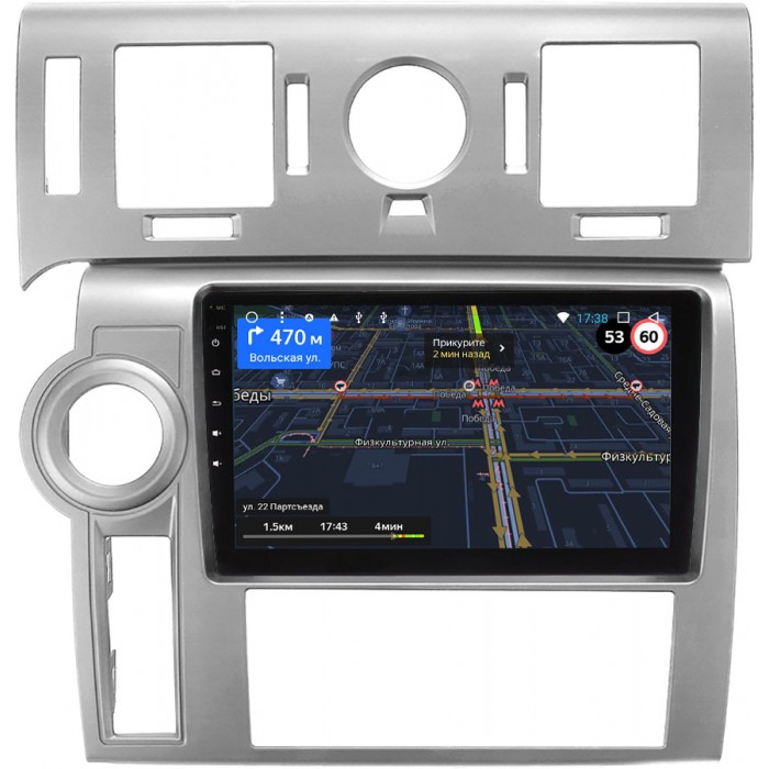 Штатная магнитола OEM GTSIM9-3694 для Hummer H2 2007-2009 (серая) 2/32 Android 10 с 4G SIM картой