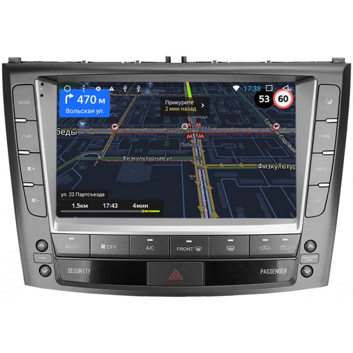 Штатная магнитола Lexus IS II 2005-2013 (для авто с NAVI) OEM MTU9-8918 2/32 Android 10 CarPlay