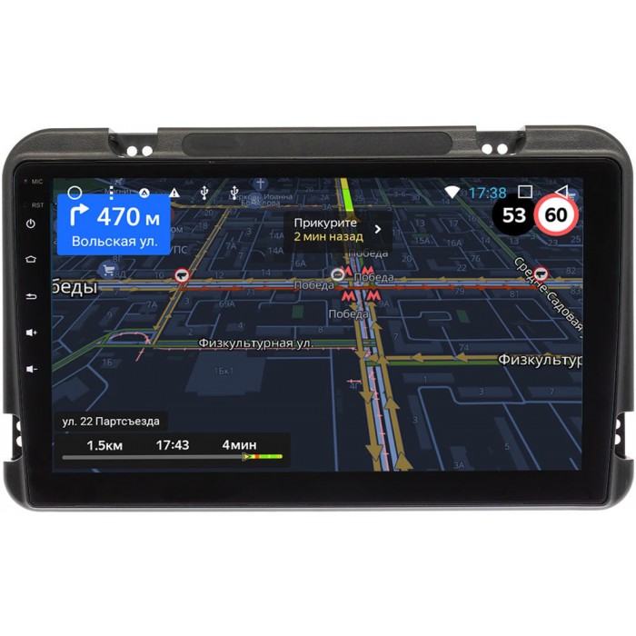 Универсальная магнитола OEM MTU9-9190 на Android 10 CarPlay