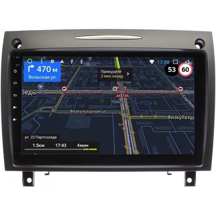 Штатная магнитола OEM MTU9-BE045N для Mercedes SLK-klasse II (R171) 2004-2011 на Android 10 CarPlay