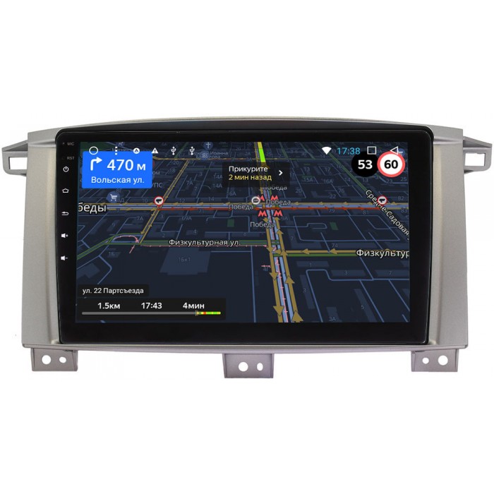 Штатная магнитола Toyota Land Cruiser 105 2002-2008 OEM MTU9-9121 2/32 Android 10 CarPlay (для авто с МКПП)