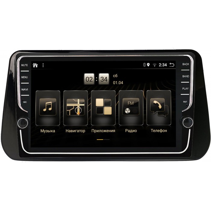 Штатная магнитола OEM BPX10-1309-4/64 для Hyundai Santa Fe IV 2020-2022 на Android 10 (PX6, IPS, 4/64GB)