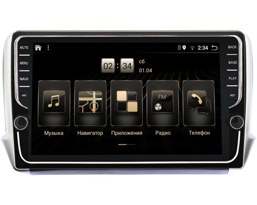 Peugeot 208 I, Peugeot 2008 2013-2019 OEM BPX10-732-4/64 на Android 10 (PX6, IPS, 4/64GB)