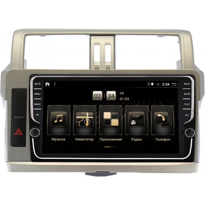 Штатная магнитола Toyota Land Cruiser Prado 150 2013-2017 OEM BPX1057-4/64 на Android 10 (PX6, IPS, 4/64GB)