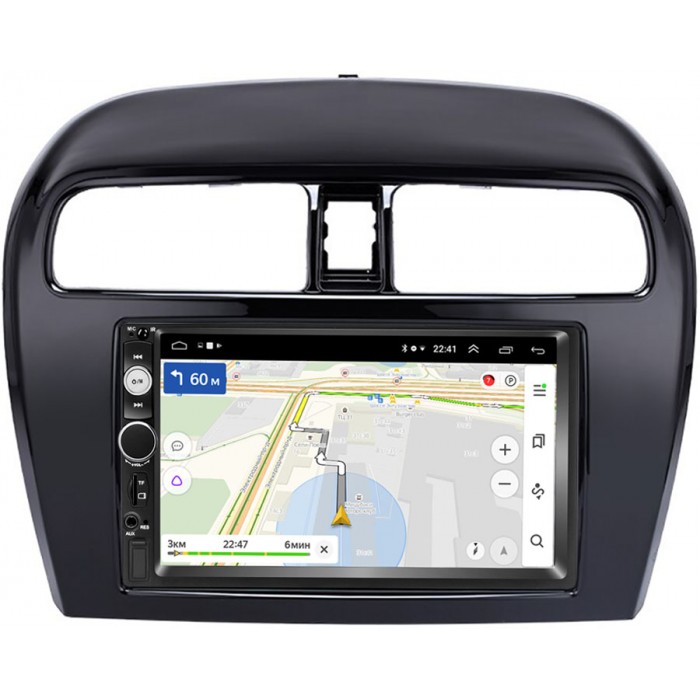 Магнитола в штатное место 2 din Mitsubishi Mirage VI 2012-2021 OEM на Android 9.1 2/16gb (GT809-RP-11-129-1-365)