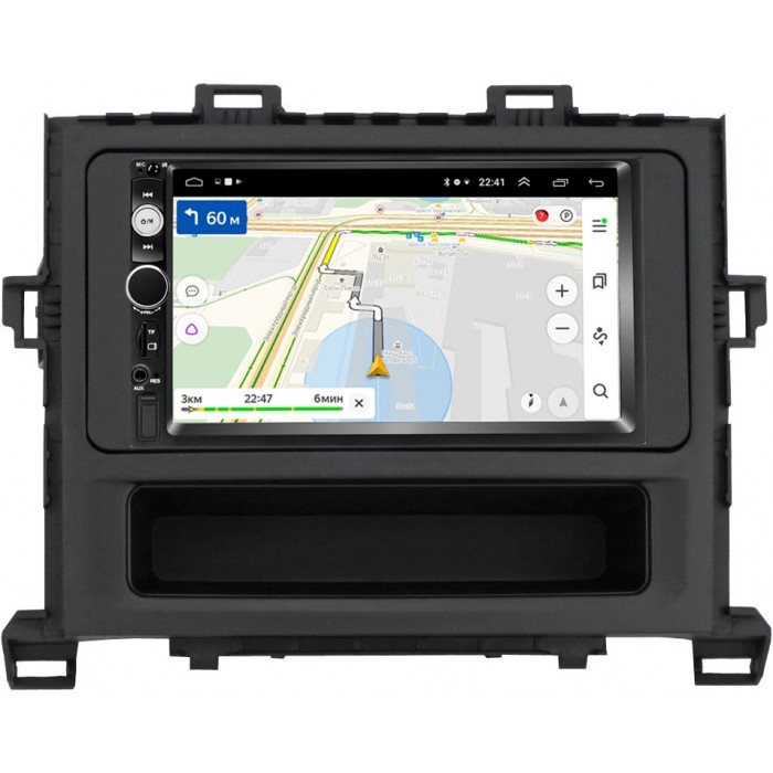 Магнитола в штатное место 2 din Toyota Alphard II, Vellfire I 2008-2015 OEM на Android 9.1 (RS809-RP-11-201-432)