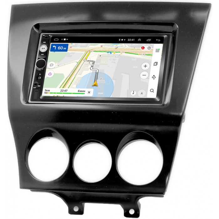 Магнитола в штатное место 2 din Mazda RX-8 2008-2012 OEM на Android 9.1 (RS809-RP-11-234-350)