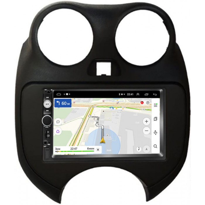 Магнитола в штатное место 2 din Nissan March IV (K13) 2010-2019 OEM на Android 9.1 2/16gb (GT809-RP-11-295-384)