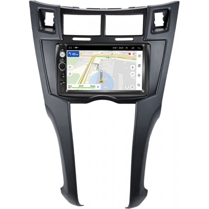 Магнитола в штатное место 2 din Toyota Yaris II (XP90), Vitz II (XP90) 2005-2010 OEM на Android 9.1 (RS809-RP-11-401-438)