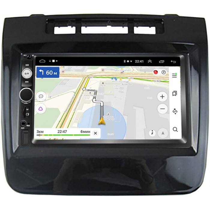 Магнитола в штатное место 2 din Volkswagen Touareg 2010-2018 (глянец) OEM на Android 9.1 (RS809-RP-11-435-461)