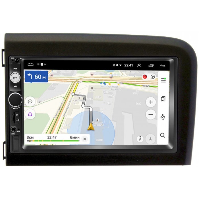 Магнитола в штатное место 2 din Volvo S80 I 1998-2006 OEM на Android 9.1 (RS809-RP-11-586-136)