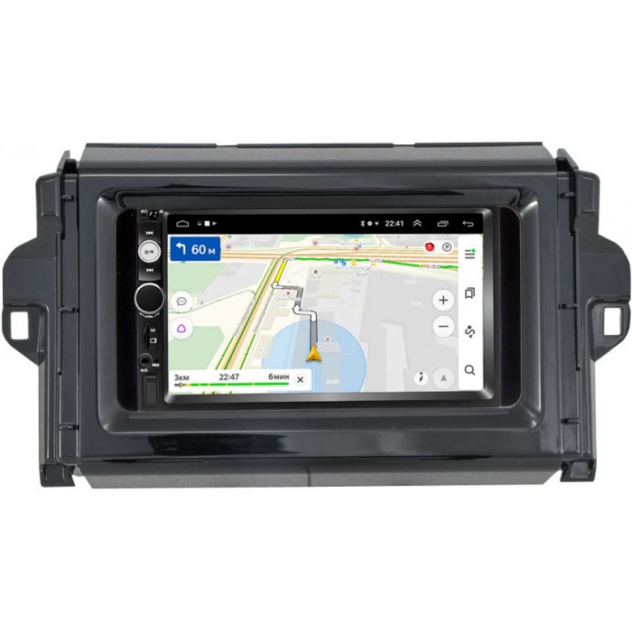 Магнитола в штатное место 2 din Toyota Fortuner II 2015-2020 OEM на Android 9.1 (RS809-RP-11-600-450)