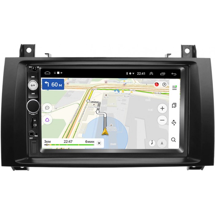 Магнитола в штатное место 2 din Mercedes SLK-klasse II (R171) 2004-2011 OEM на Android 9.1 (RS809-RP-11-607-360)