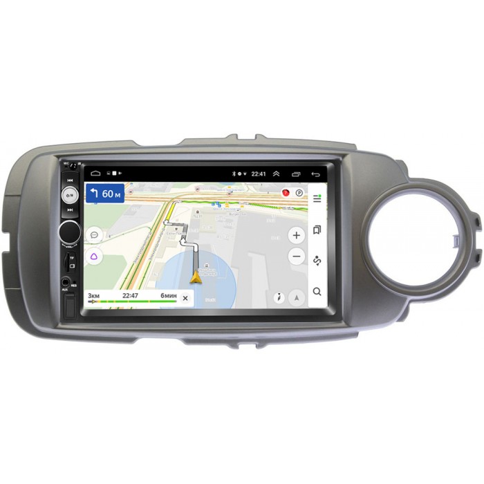 Штатная магнитола Toyota Yaris III (XP130) 2011-2017, Vitz III (XP130) 2010-2018 OEM на Android 9.1 2/16gb (GT809-RP-TYVT13X-181)