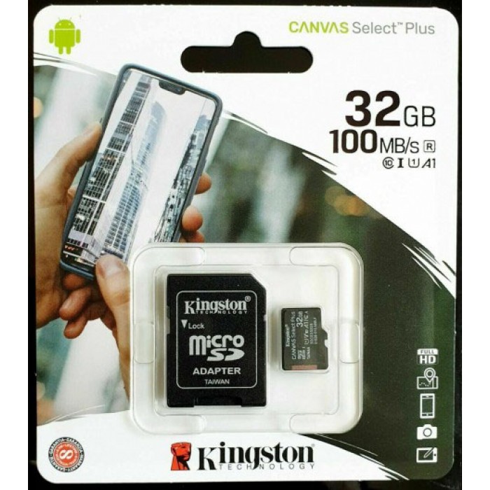 Kingston MicroSDHC 32GB Class 10