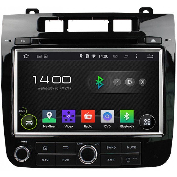 Штатная магнитола CarMedia KD-8009-P5 Volkswagen Touareg 2010-2014 (3 кнопки) Android 9.0
