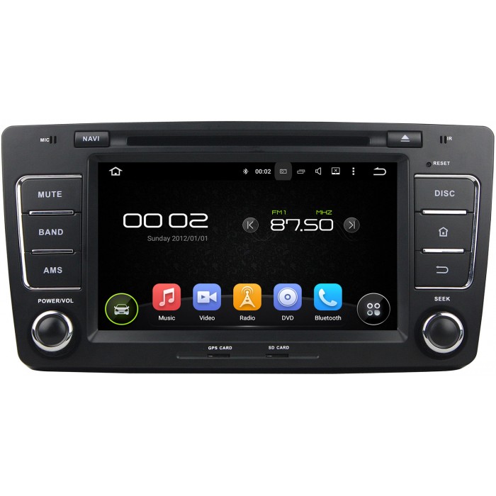 Штатная магнитола CarMedia KD-8307-P5-32 Skoda Octavia II (A5) 2004-2013, Yeti I 2009-2018 Android 10.0