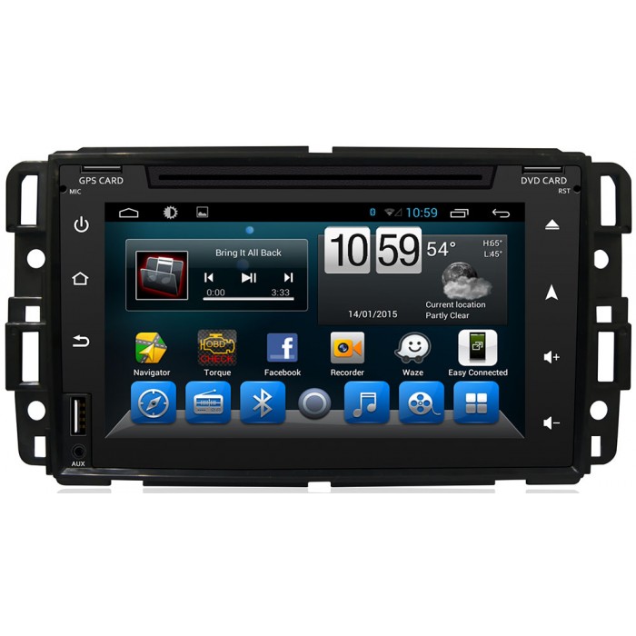 Штатная магнитола CarMedia KR-7121-T8 Hummer H2 2002-2009 на Android 9.0