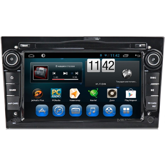 Штатная магнитола CarMedia KR-7132-b-T8 Opel Astra, Antara, Vectra, Zafira, Corsa на Android 9.0