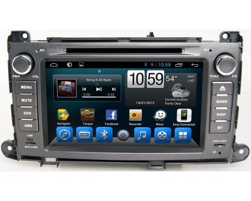 Toyota Sienna III 2010-2014 CarMedia KR-8086-DSP на Android 9.0
