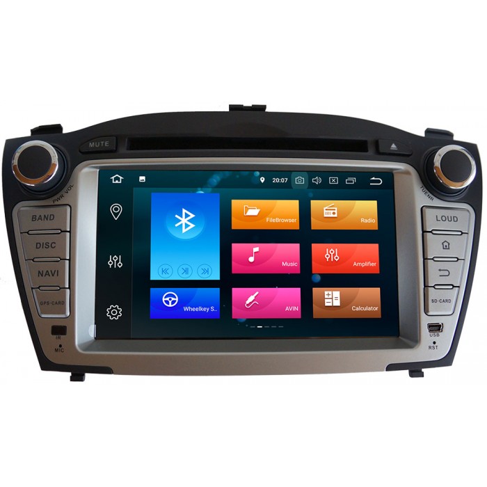 Штатная магнитола CarMedia MKD-H708-P30-8 Hyundai ix35, Tucson II 2011-2015 на Android 9.0