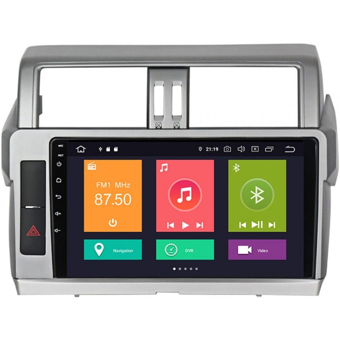 Штатная магнитола CarMedia MKD-T1048-P30 Toyota LC Prado 150 2013-2017 на Android 10.0
