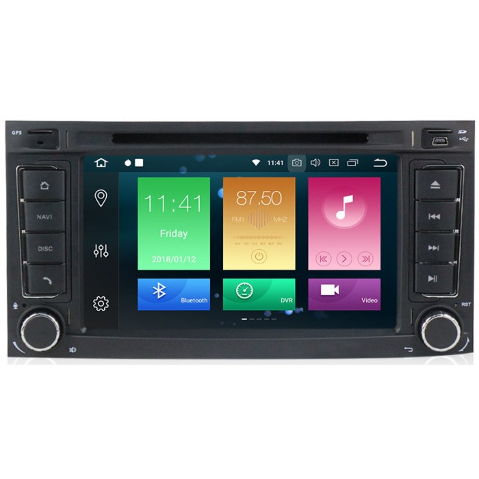 Штатная автомагнитола CarMedia MKD-V730-P30-8 Volkswagen Touareg, Multivan T5 2003-2015 на Android 9.1