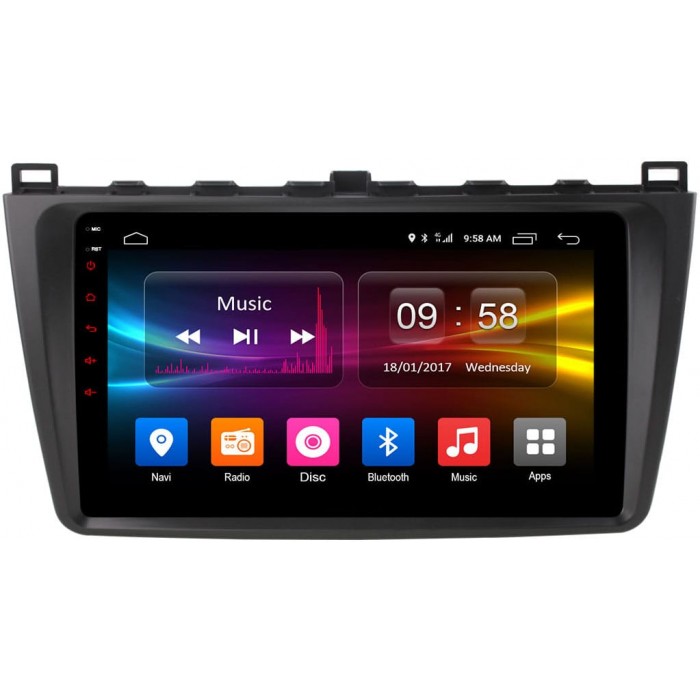 Штатная магнитола Mazda 6 (GH) 2007-2012 CarMedia OL-9506-P30 на Android 9.0