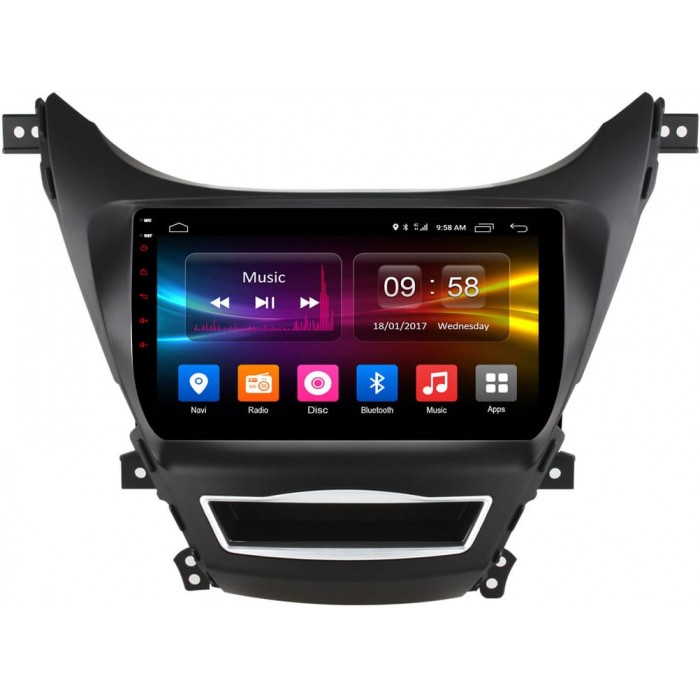 Штатная магнитола Hyundai Elantra V (MD) 2014-2016 CarMedia OL-9706-P30 на Android 10.0