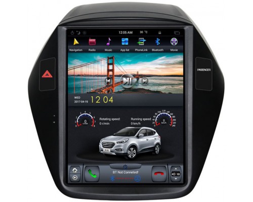 CarMedia ZF-1092 для Hyundai ix35, Tucson II 2010-2015 Tesla Style на Android 9.1
