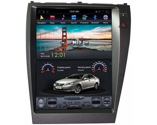 CarMedia ZF-1118 для Lexus ES V 2006-2012 Tesla Style на Android 7.1